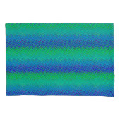 Italiaanse Blauwe Zeemeermin Motief Art Print Kussensloop (Voorkant-Links)