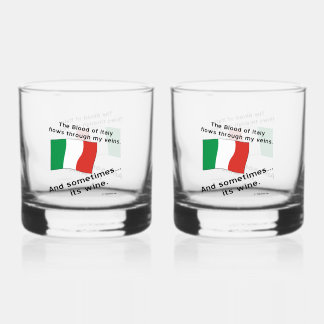 Italiaanse bloedstromen mijn zegen soms wijn whisky glas