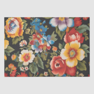 Italiaanse Bloem Print Decoupage / Tissuepapier