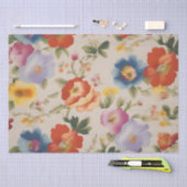 Italiaanse Bloem Print Decoupage / Tissuepapier (Craft)