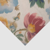 Italiaanse bloemendruk decoupage / tissuepapier (Detail)