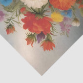Italiaanse bloemprint decoupage / tissuepapier (Detail)