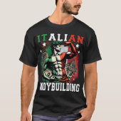 Italiaanse Bodybuilding Gym T-shirt (Voorkant)