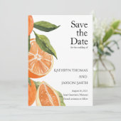 Italiaanse Boerderij Bruiloft Save the Date Kaart (Staand voorkant)