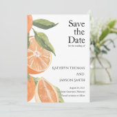 Italiaanse Boerderij Bruiloft Save the Date Kaart (Staand voorkant)