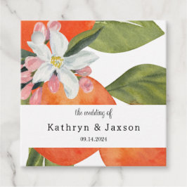 Italiaanse boerderij Favor Tag Citrus Bedankjes Labels