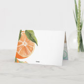 Italiaanse boerderij gevouwen dank u kaart (Achterkant)