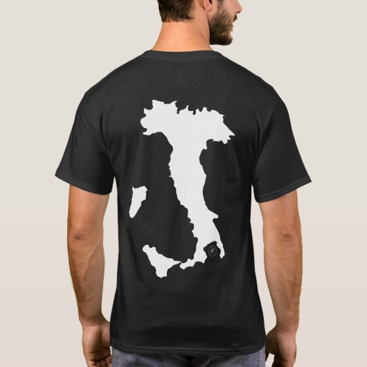 ITALIAANSE BOOT-SHIRT IN ITALIË T-SHIRT (Achterkant)