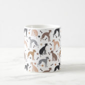 Italiaanse Botten van Greyhound Dog en de Mok van  (Center)