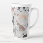 Italiaanse Botten van Greyhound Dog en Mok van Paw (Rechts)