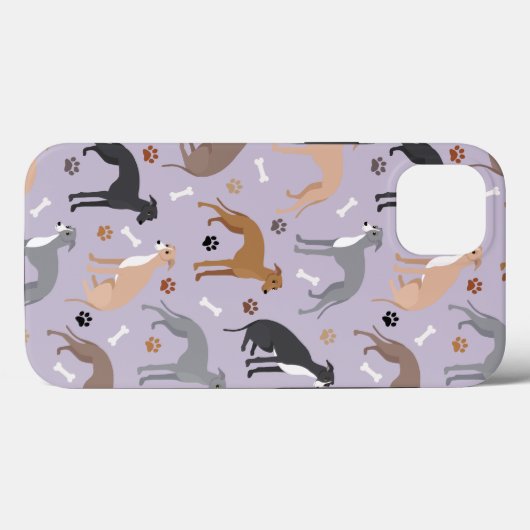 Italiaanse Botten van Greyhound Dog en poten Case-Mate iPhone Case (Achterkant (horizontaal))