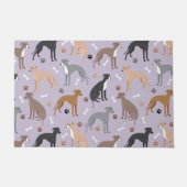 Italiaanse Botten van Greyhound Dog en poten Deurmat (Voorkant)