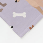 Italiaanse Botten van Greyhound Dog en poten Fleece Deken (Hoek)