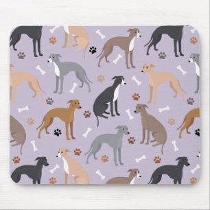 Italiaanse Botten van Greyhound Dog en poten Muismat