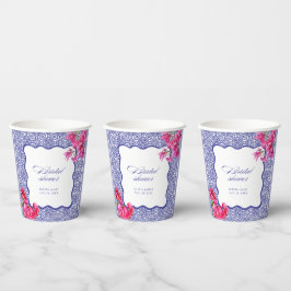 Italiaanse bougainvillea bruidsfeest papieren bekers