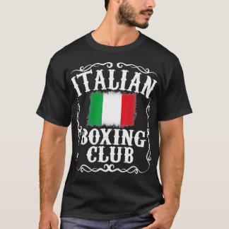 Italiaanse Boxing Club  Boxer Italië Vlag Gift T-shirt