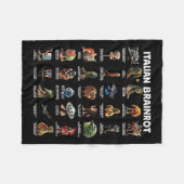 Italiaanse Brain Rot Italiaanse Brainrot Grappige  Fleece Deken (Voorkant (Horizontaal))