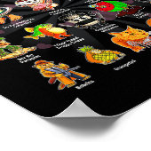 Italiaanse Brain Rot Italiaanse Brainrot Grappige  Poster (Hoek)