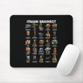 Italiaanse Brain Rot Italiaanse Hersenrot Grappige Muismat (Met muis)