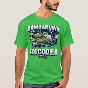 Italiaanse Brainrot Bombardino Krokodil Grappig Br T-shirt