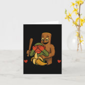 Italiaanse Brainrot Chimpanzini Bananini Tung Sahu Kaart (Gele Bloem)