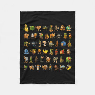 Italiaanse Brainrot Gen-z Meme Grappige Brain Rot  Fleece Deken