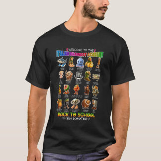 Italiaanse Brainrot Meme Grappig Terug naar School T-shirt