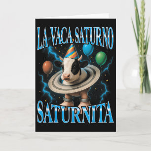 Italiaanse Brainrot Meme La Vaca Saturno Saturnita Kaart