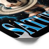 Italiaanse Brainrot Meme La Vaca Saturno Saturnita Poster (Hoek)