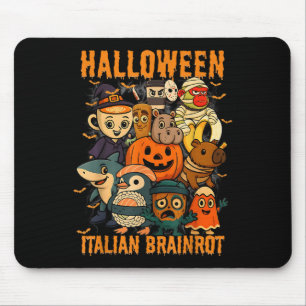 Italiaanse Brainrot Meme-personages Halloween-kost Muismat