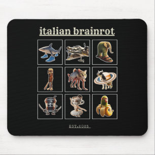 Italiaanse Brainrot-personages Meme Gen Z Funny Hu Muismat