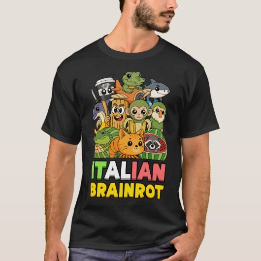 Italiaanse Brainrot T-shirt (Voorkant)