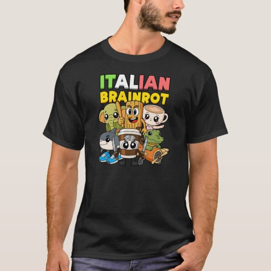 Italiaanse Brainrot T-shirt (Voorkant)