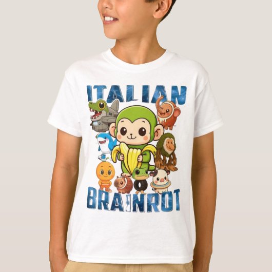 Italiaanse Brainrot T-shirt (Voorkant)