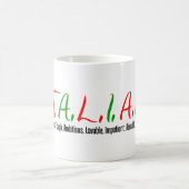 Italiaanse brieven Vrouw Koffiemok (Center)