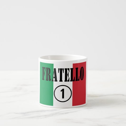 Italiaanse broeders : Fratello Numero Uno Espresso Kop (Voorkant)
