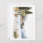 Italiaanse bruiloft aan het Comomeer Save The Date (Achterkant)