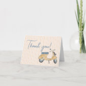 Italiaanse bruiloft bedankkaart (Voorkant)