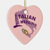 Italiaanse bruiloft keramisch ornament (Rechts)