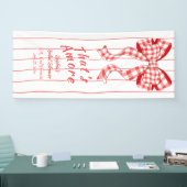 Italiaanse Bruiloftsontvangstbanner, Dat is Liefde Spandoek (Beurs)