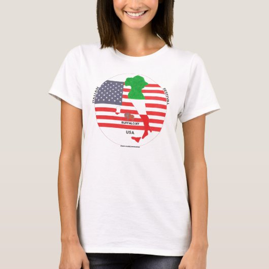 Italiaanse buffelstijl Festival #2 Lange hoes T-shirt (Voorkant)