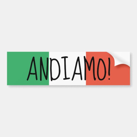 Italiaanse bumpersticker (Voorkant)