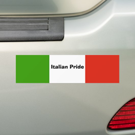 Italiaanse Bumpersticker (Op auto)