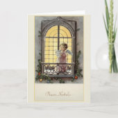 Italiaanse Buon Natale kerst Kaart (Voorkant)