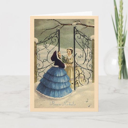  Italiaanse Buon Natale kerst Kaart (Voorkant)