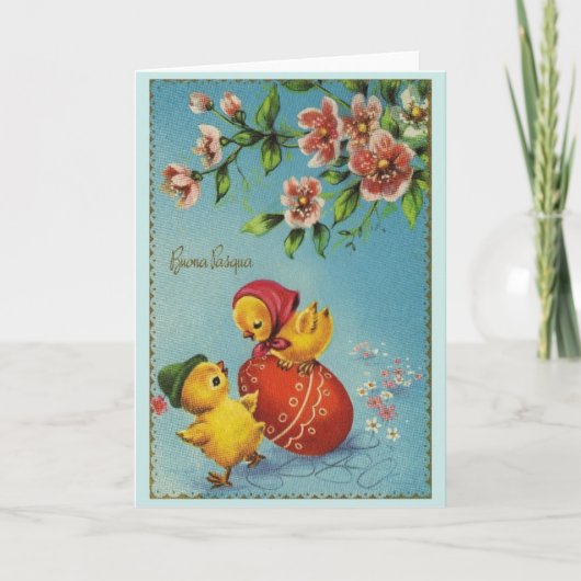  Italiaanse Buona Pasqua Kaart (Voorkant)