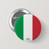 Italiaanse Button voor het charmeren van patriotti (Voorkant /achterkant)