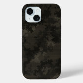 Italiaanse Camo Midnight Zwart Uniek Cargo Patroon Case-Mate iPhone Case (Achterkant)
