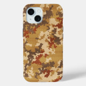Italiaanse Camo woestijn bruin uniek ladingpatroon Case-Mate iPhone Case (Achterkant)