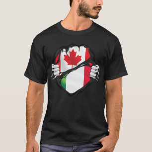 Italiaanse Canadese handvuurvlieger T-shirt